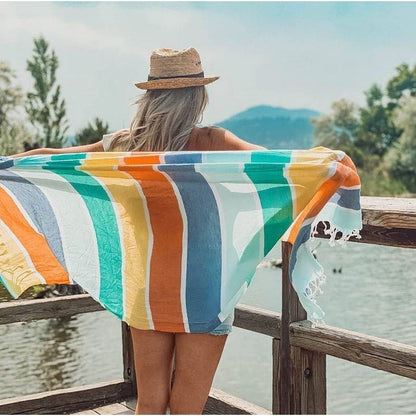 Pokoloko Turkish Towel - Thick Stripe WarmTowelsThick Stripe Warm