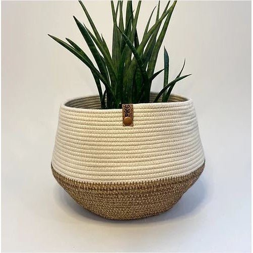 Prairieknotco Belly Basket - 3 colours availablePots & PlantersNatural/Hemp