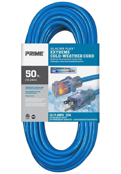 Prime Glacier Flex® Extreme Cold Weather Extension Cord - 50ft