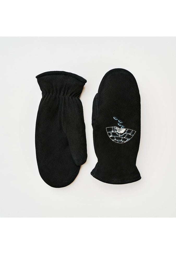 Raber Embroidered Lined Mitts - IglooGlovesSmall