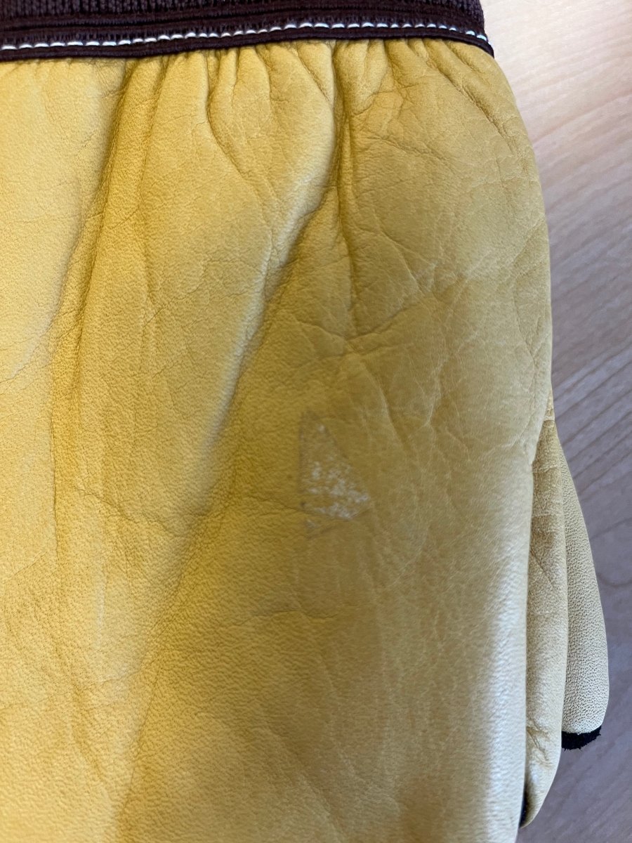 Raber Mens/Womens GARBAGE MITTS® - Small Blemish on Leather - Size LARGE - Marked Down Accordingly