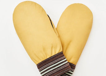 Raber Mens/Womens GARBAGE MITTS®Garbage MittCream - Small - Raber Men's GARBAGE MITTS®