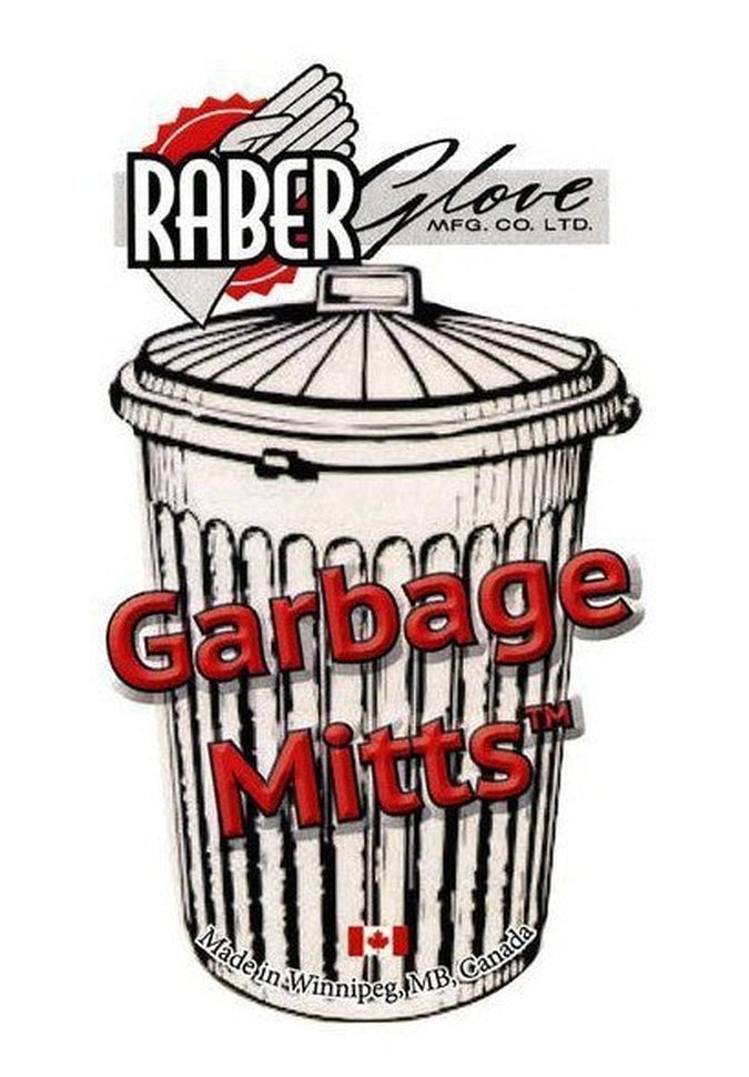Raber Youth GARBAGE MITTS® - Size 9Garbage MittBlack - Size 9 - Raber Youth Garbage Mitts