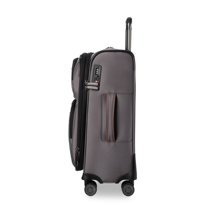 Ricardo Beverly Hills Montecito 3.0 softside carry-on spinner—lightweight, TSA lock, expandable, retractable handle.