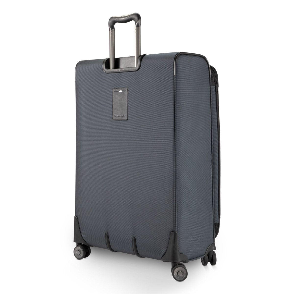 Ricardo Beverly Hills Montecito 3.0 is a large expandable spinner suitcase with an extended telescopic handle.