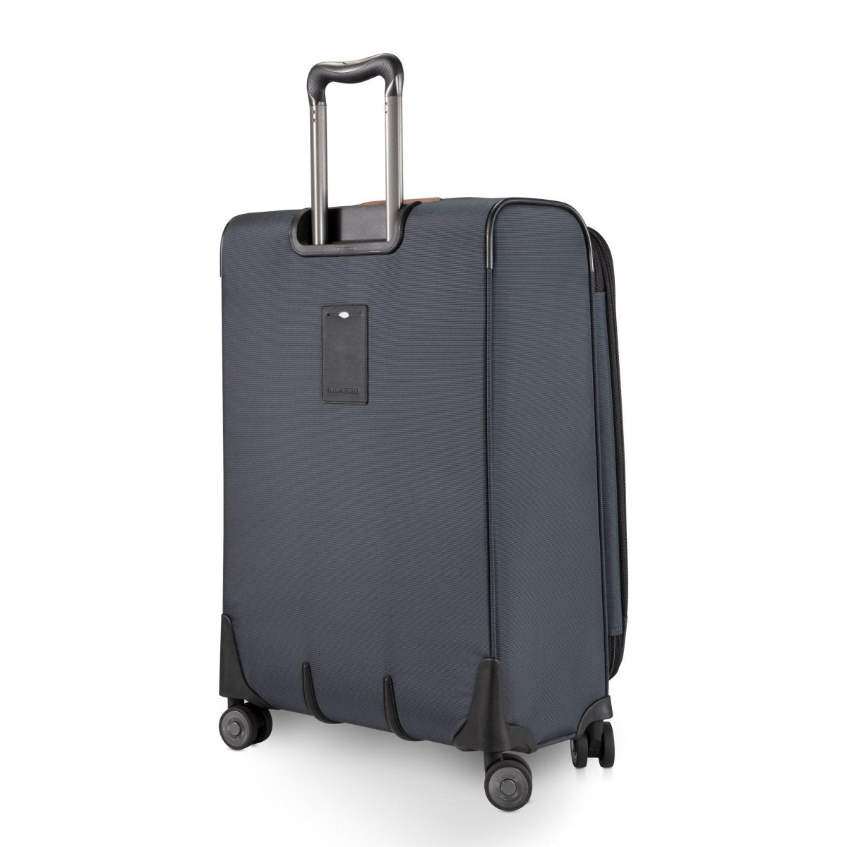 Ricardo Beverly Hills Montecito 3.0 navy softside medium spinner luggage, shown from the back.
