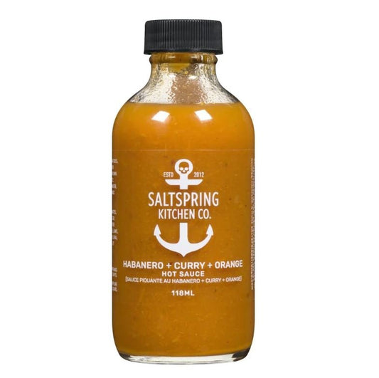 Product Image – SaltSpring Kitchen Co. Habanero & Curry & Orange Hot Sauce