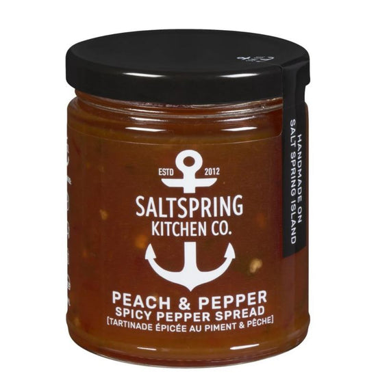 Product Image – SaltSpring Kitchen Co. Peach & Pepper Spicy Pepper Spread