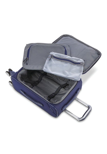 Samsonite Ascentra Spinner Carry - OnLuggageIris Blue