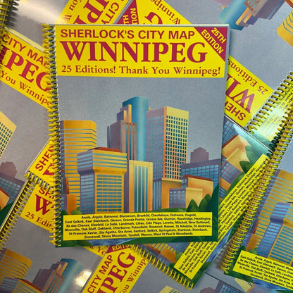Sherlock Winnipeg City Map - 25th Edition