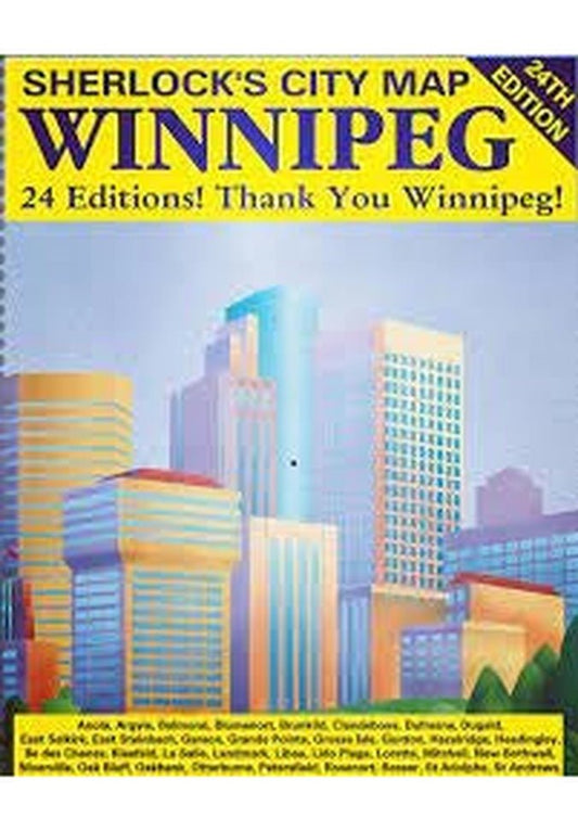 Product Image – Sherlock Winnipeg City MapTravel Books