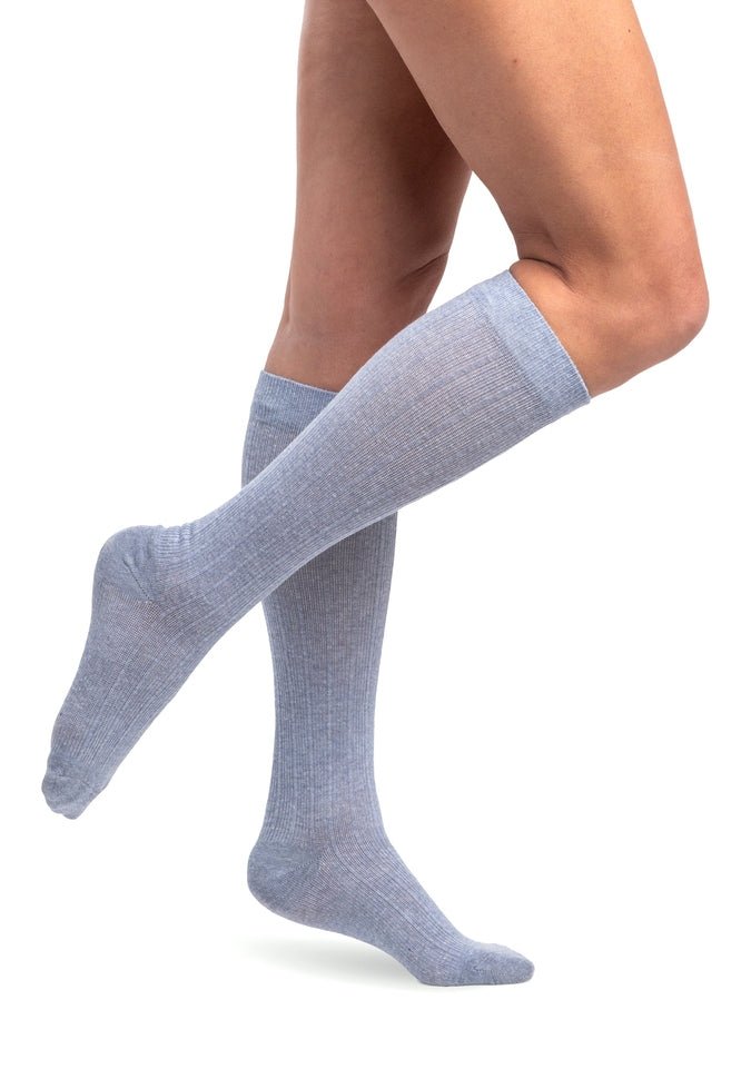 Sigvaris Linen Compression Socks - WomenDenimA