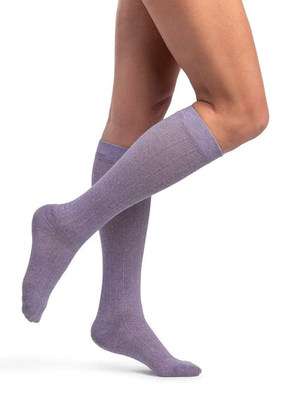 Sigvaris Linen Compression Socks - WomenLavenderA