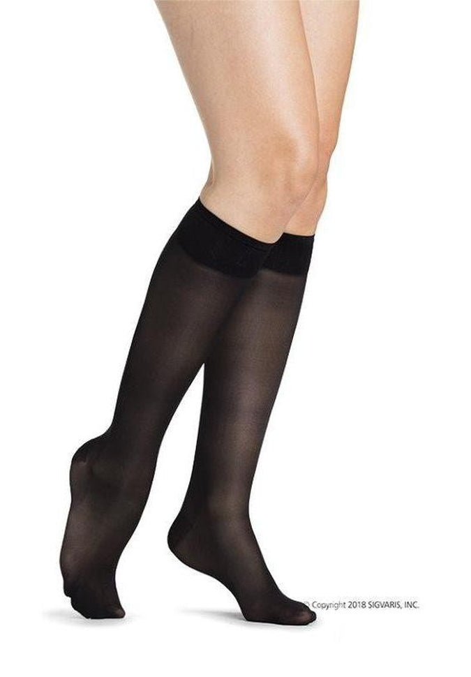 SIGVARIS SHEER FASHION FOR WOMENCompression SocksABlack