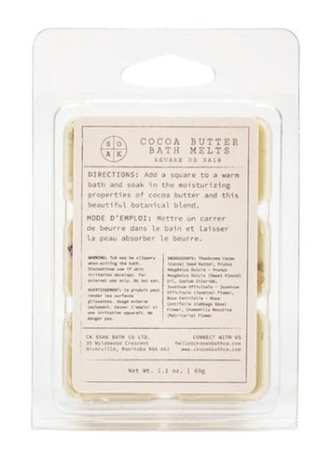 SOAK Bath Co. Cocoa Butter Bath Melts Mini