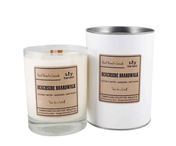 Soy Harvest Timberflame Candles