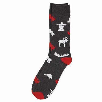 Stone Age Canada Themed Socks
