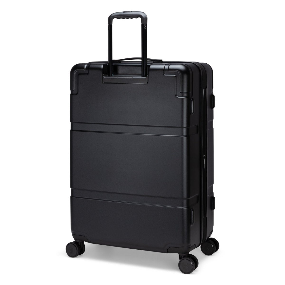 Travelite Itinerary Large Spinner with TSA lock, retractable handle, and four wheels.