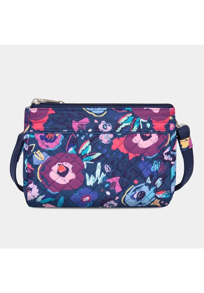 Travelon Anti-Theft Boho Clutch Crossbody - Floral