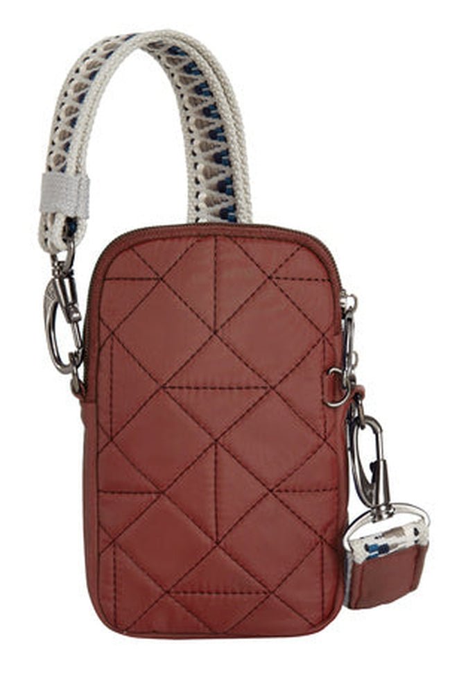 Travelon Boho Anti-Theft Two Compartment Phone Crossbody