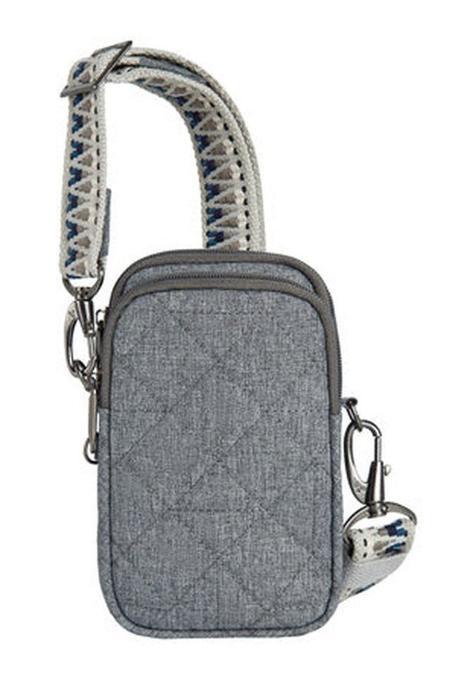 Travelon Boho Anti-Theft Two Compartment Phone Crossbody