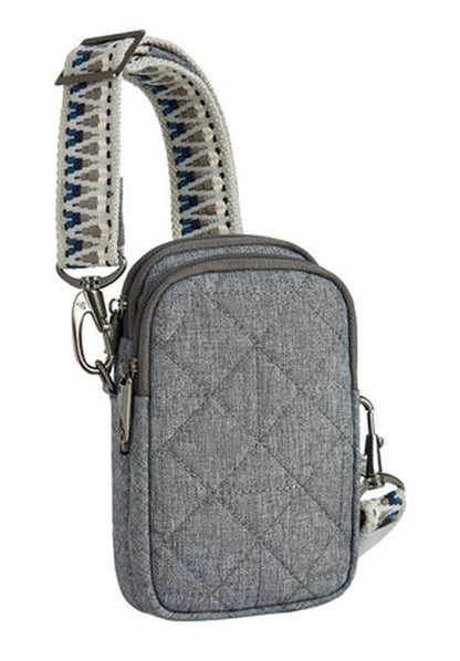 Travelon Boho Anti-Theft Two Compartment Phone Crossbody