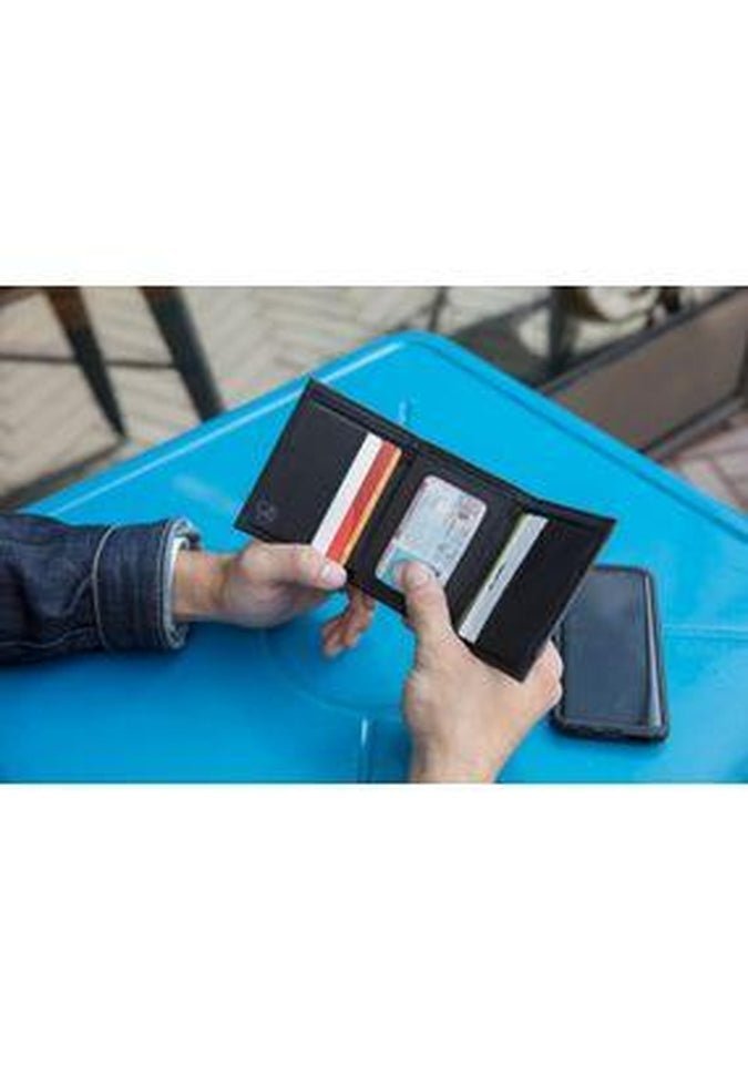 Travelon RFID Blocking Tri Fold Wallet Black