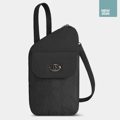 Travelon Runways Anti-Theft Slim Asymmetric Crossbody