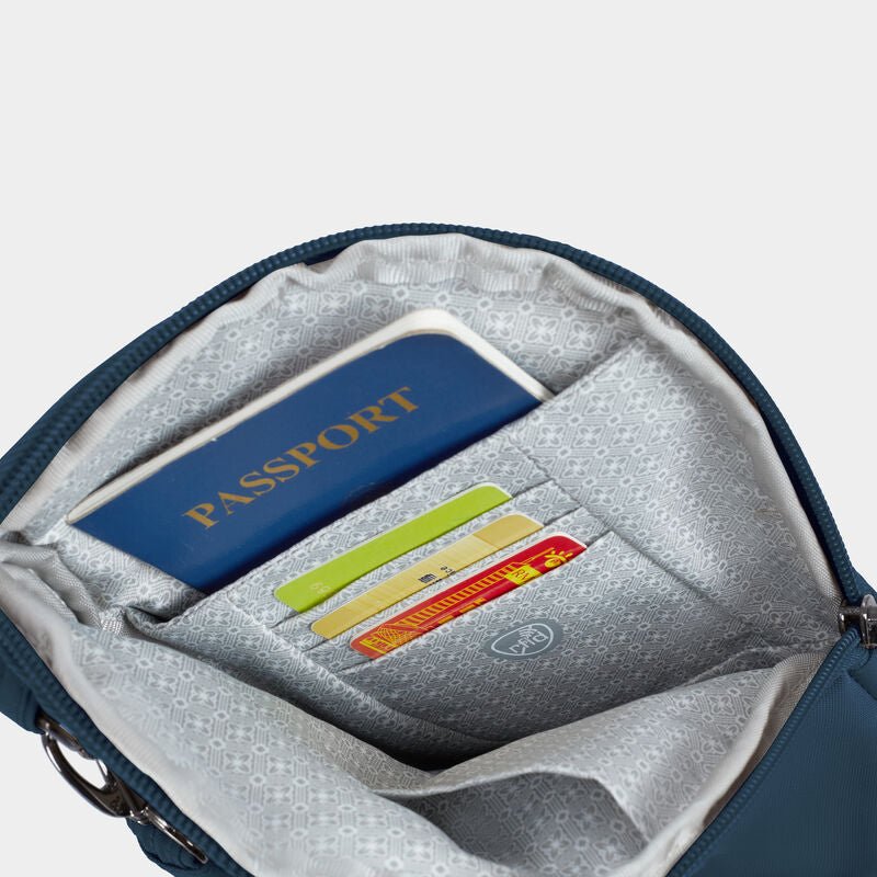 Travelon Runways Anti-Theft Slim Asymmetric Crossbody