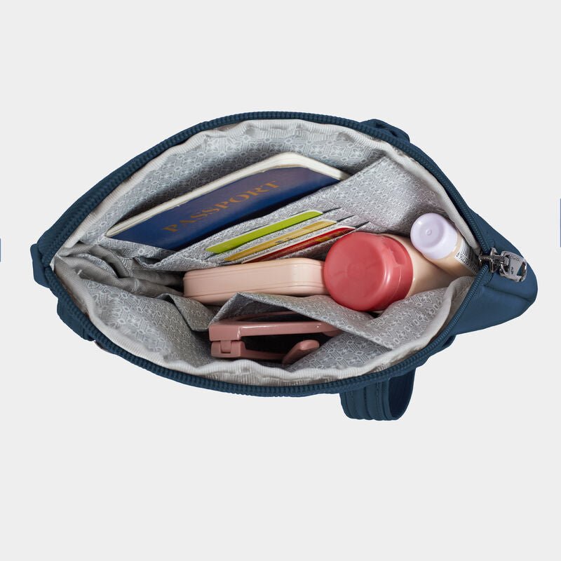 Travelon Runways Anti-Theft Slim Asymmetric Crossbody