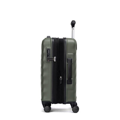 Travelpro Maxlite Air V2 Compact Carry-on Hardside Spinner with zipper, combo lock & handle, on four wheels.