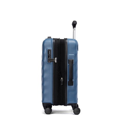 Travelpro® Maxlite® Air V2 Compact Carry-on Hardside Spinner, upright on 4 wheels, side view.
