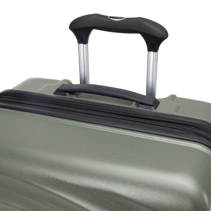 Close-up of Travelpro® Maxlite® Air V2 Large Check-in Hardside Spinner with extended black handle.