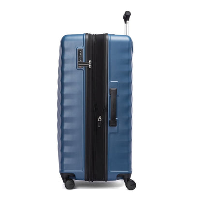 Travelpro® Maxlite® Air V2 Large Check-in Hardside Spinner, blue textured, black trim, combo lock, 4 wheels.