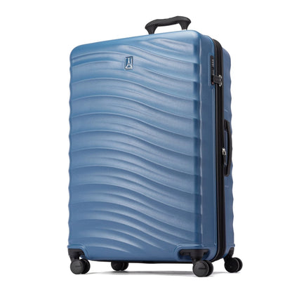 Travelpro® Maxlite® Air V2 Large Check-in Spinner with wavy texture and four wheels, shown on white.