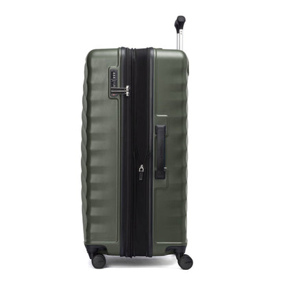 Travelpro® Maxlite® Air V2 Large black hardside spinner with four wheels and telescopic handle.