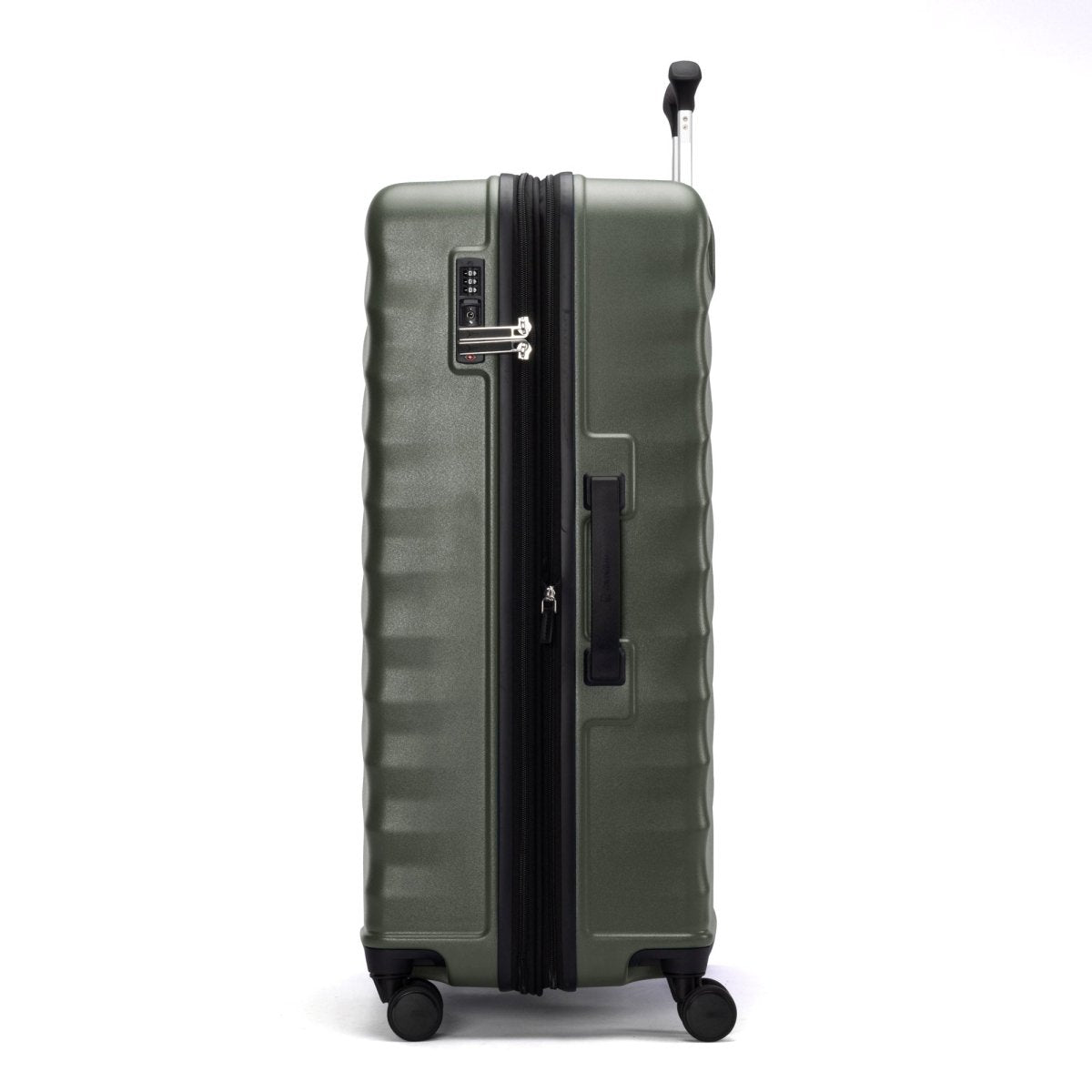 The Travelpro Maxlite Air V2 Large Spinner is a green, lightweight suitcase with lock, zipper & 4 wheels.