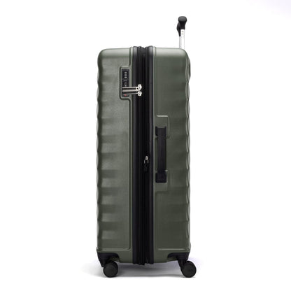 The Travelpro Maxlite Air V2 Large Spinner is a green, lightweight suitcase with lock, zipper & 4 wheels.