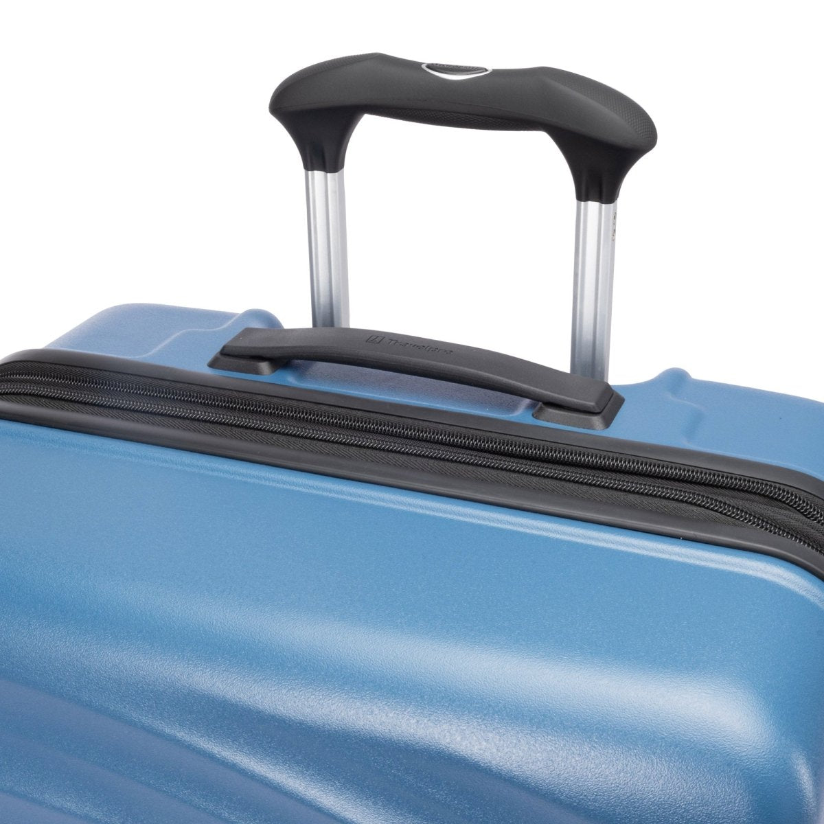 Close-up of the Travelpro® Maxlite® Air V2 Medium Check-in Hardside Spinner with extended telescopic handle.