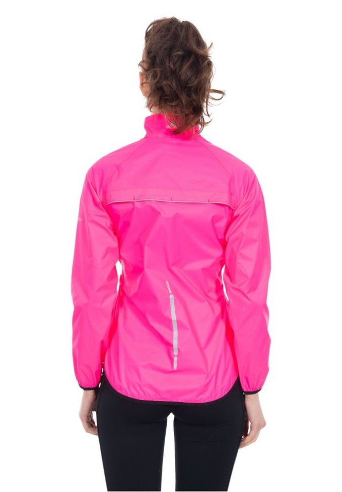 Trespass Beaming Women's Hi-Vis Waterproof Packaway Jacket