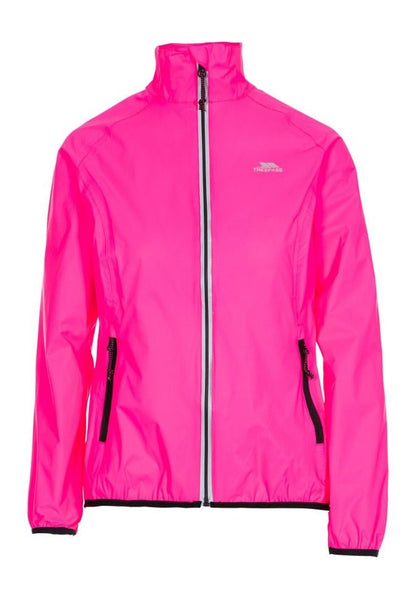 Trespass Beaming Women's Hi-Vis Waterproof Packaway Jacket - SMALL and LARGE ONLY