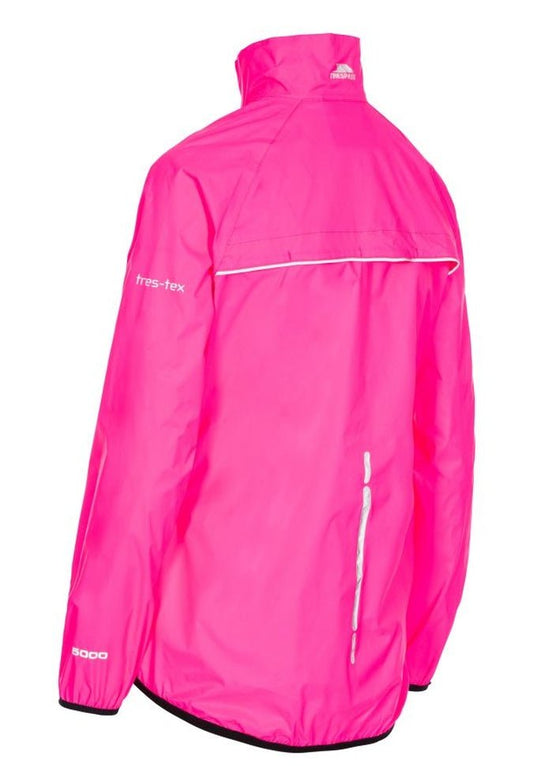 Product Image – Trespass Beaming Women's Hi-Vis Waterproof Packaway Jacket