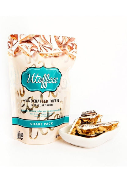 Utoffeea Handcrafted Toffee 300g Share Pack - 2 Flavours Available