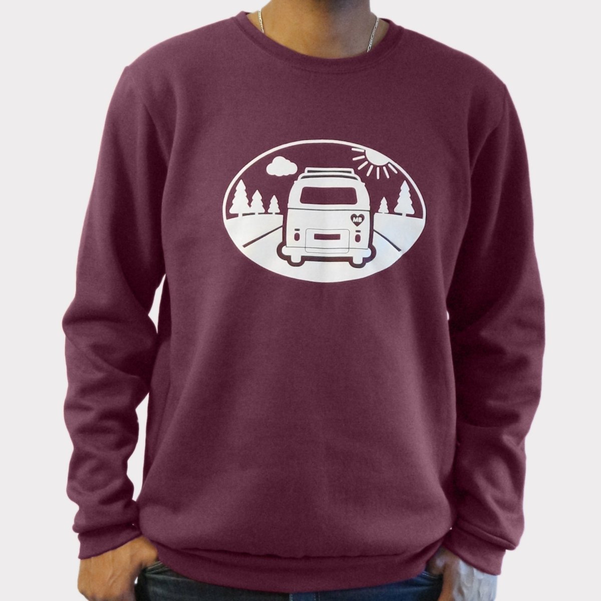 CAA Exclusive: We Heart Winnipeg Open Roads CrewneckShirts & TopsMaroonSmall