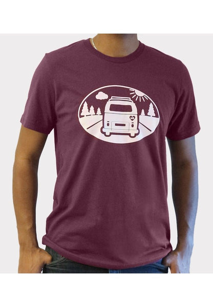 CAA Exclusive: We Heart Winnipeg Open Roads T ShirtShirts & TopsMaroonSmall