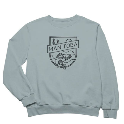 We Heart Winnipeg Manitoba Angler Crewneck