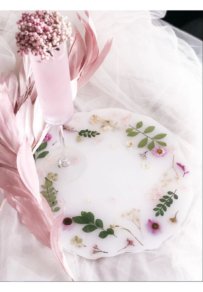 Wilde Fleur Co. Flower Resin Tray