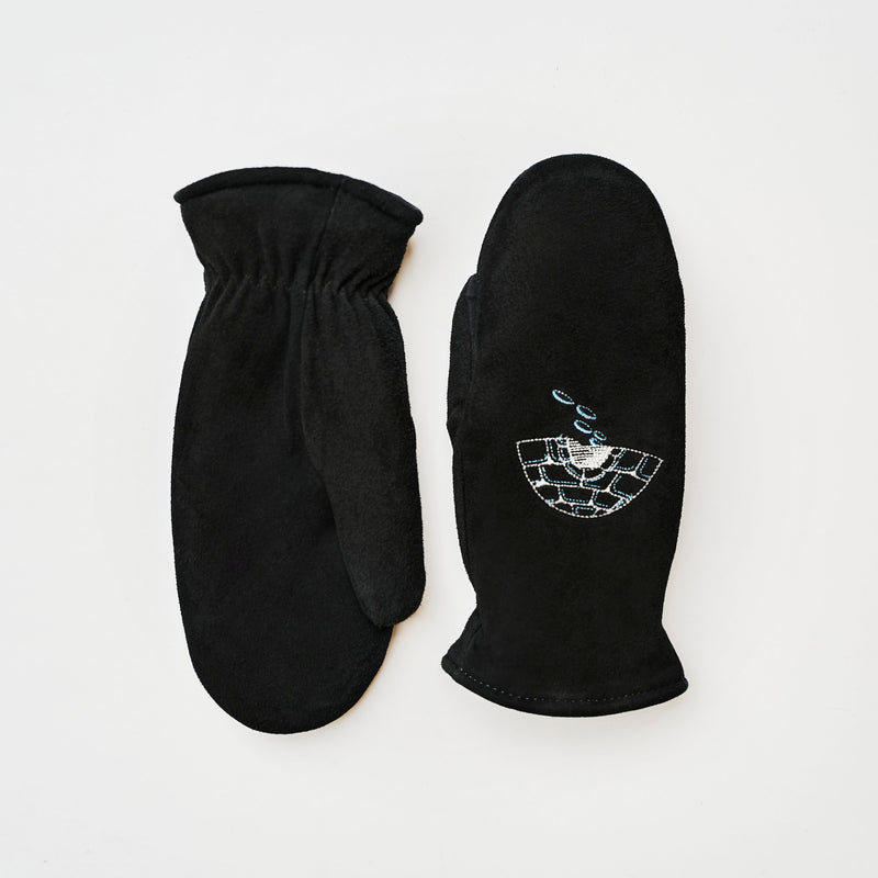 Raber Embroidered Lined Mitts - Igloo