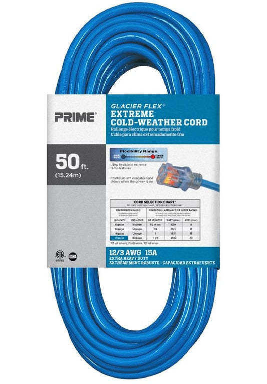 Product Image – Prime Glacier Flex® Extreme Cold Weather Extension Cord - 50ft