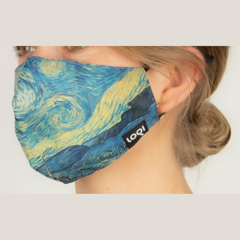 Non Medical Loqi Museum Print Face Masks